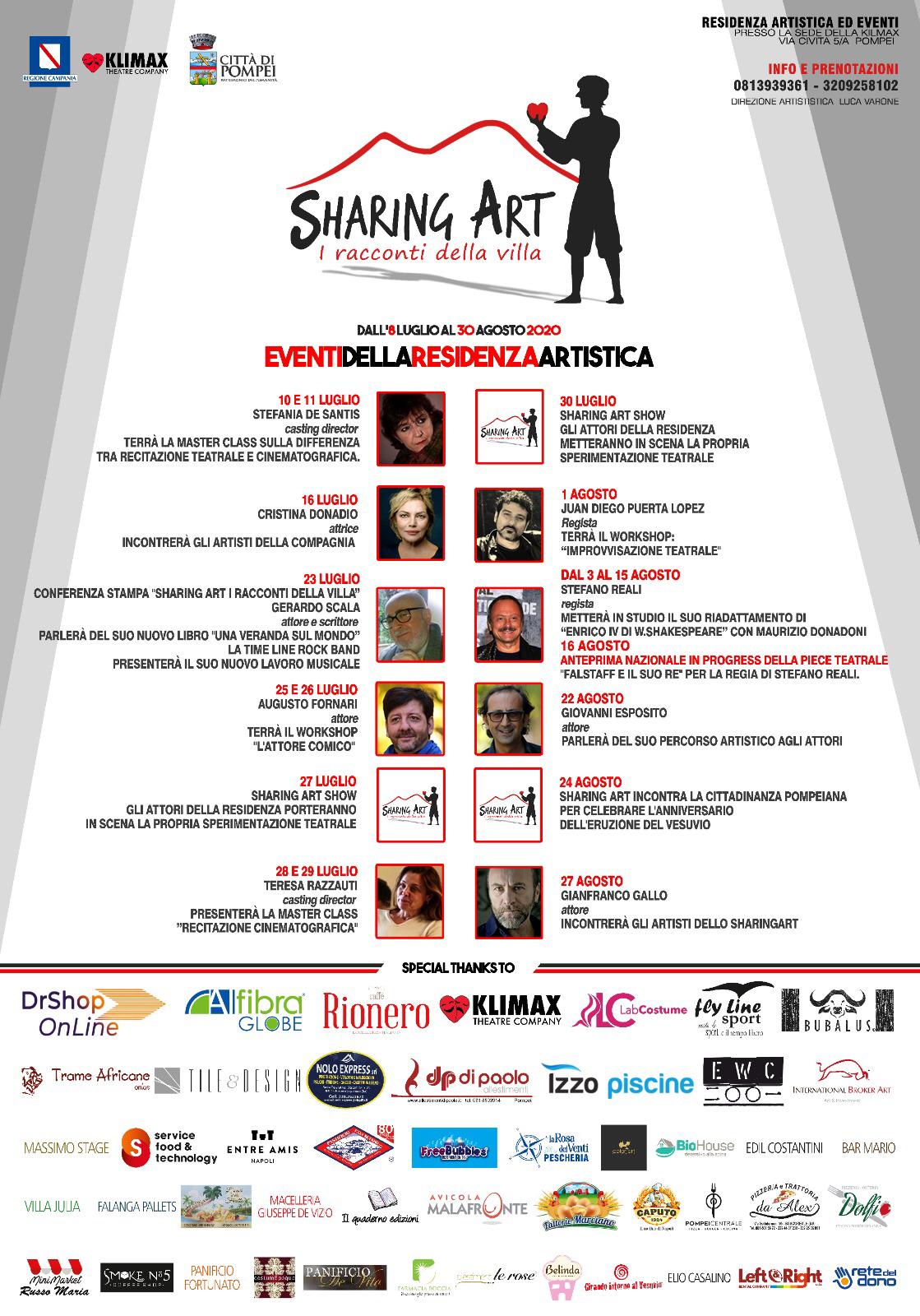 Sharing Art I racconti della villa Rete del Dono